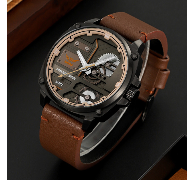 Skmei 2289BKBN Black-Brown