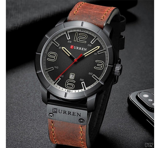 Curren 8327 Black-Brown