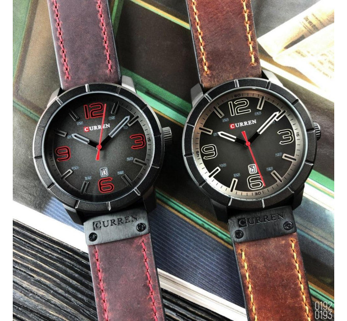 Curren 8327 Black-Brown