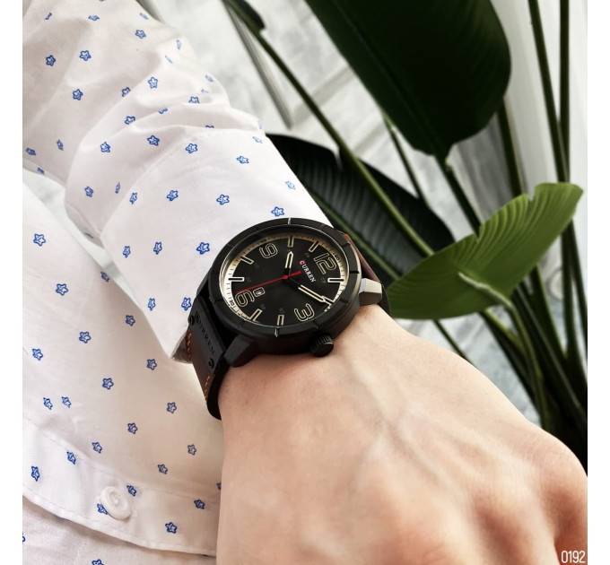 Curren 8327 Black-Brown