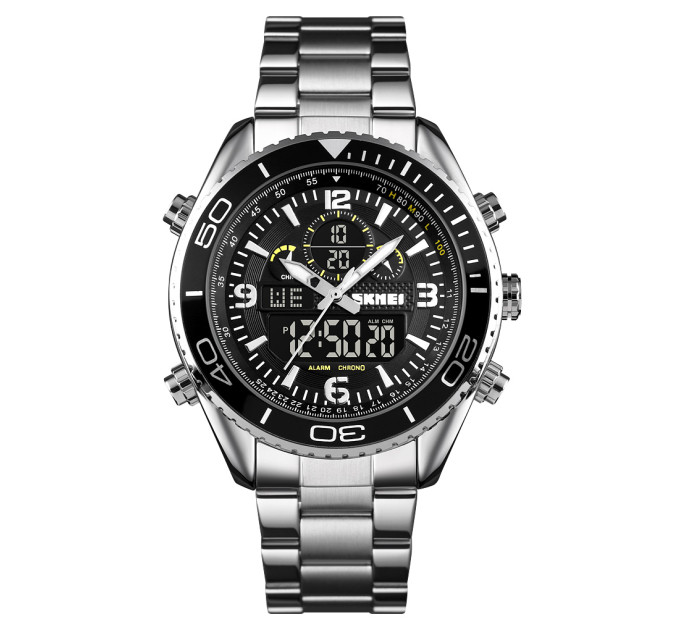 Skmei 1600SIBK Silver-Black