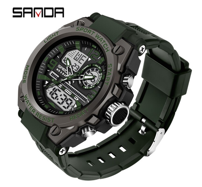 Sanda 6024 Black-Military Wristband