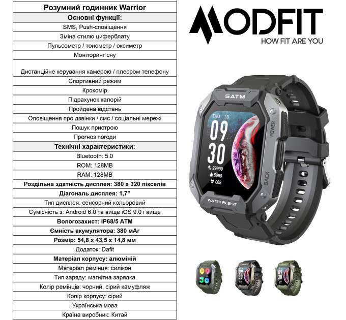 Modfit Warrior All Black