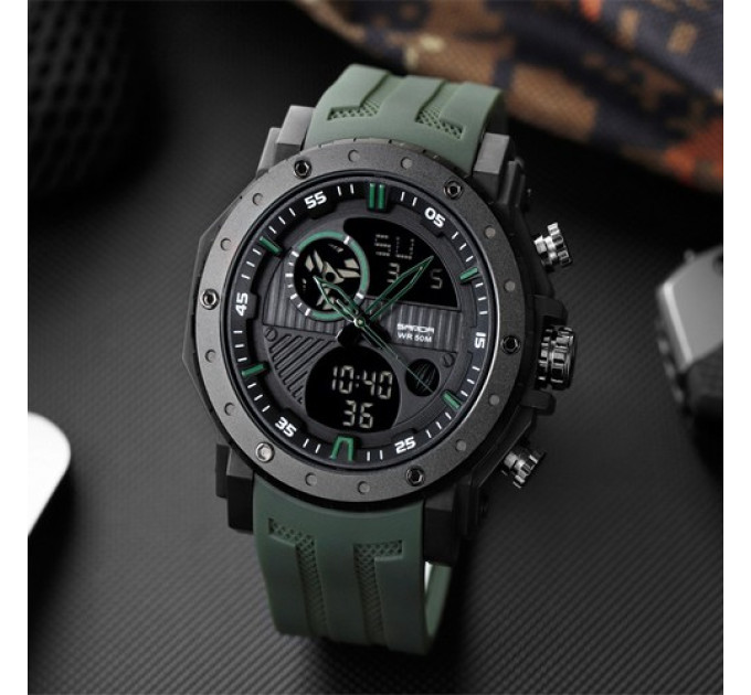 Sanda 6012 Green-Black