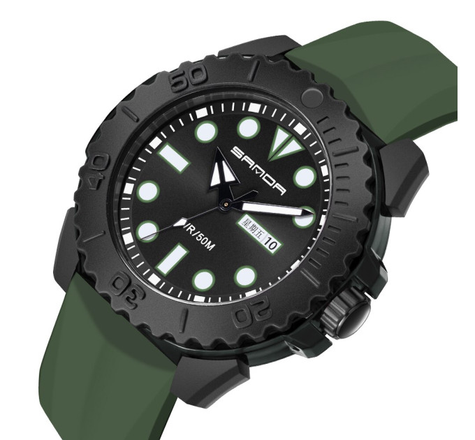 Sanda 3118 Black-Military Wristband
