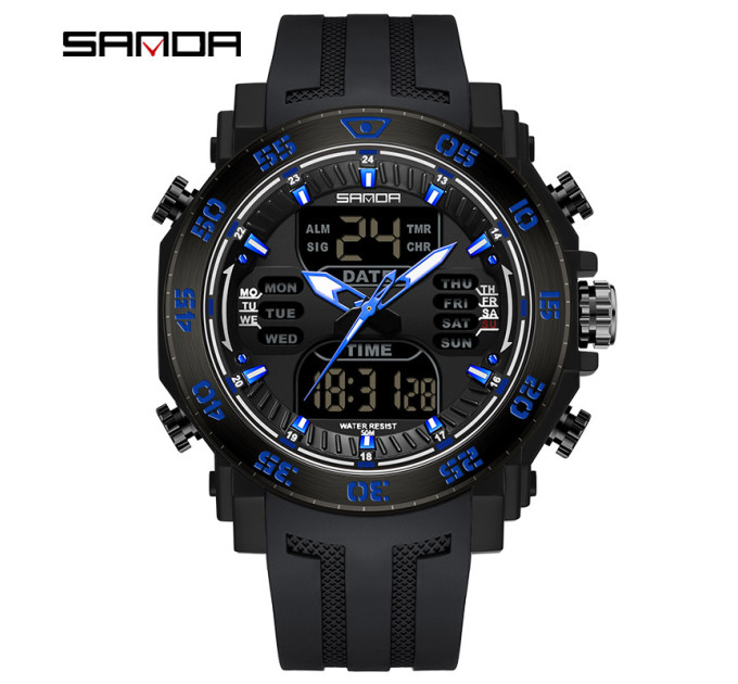 Sanda 6029 Black-Blue