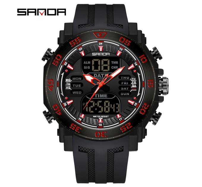 Sanda 6029 Black-Red