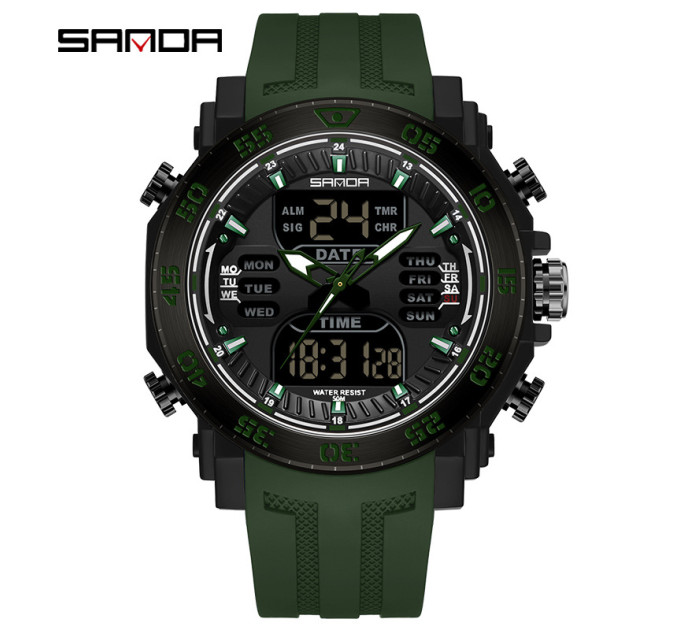 Sanda 6029 Army Green-Black