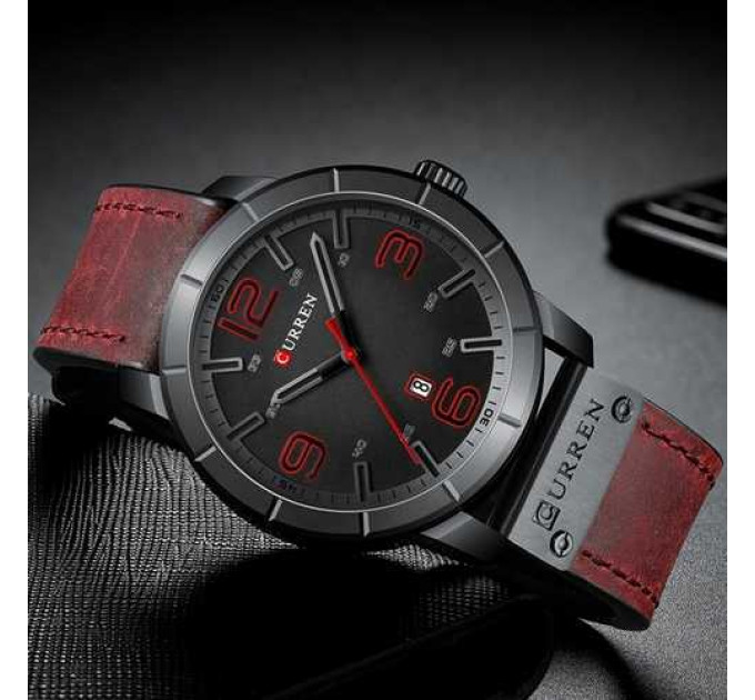 Curren 8327 Red-Black