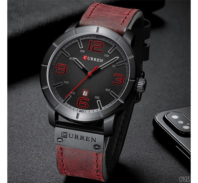 Curren 8327 Red-Black