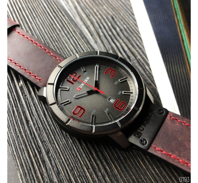 Curren 8327 Red-Black