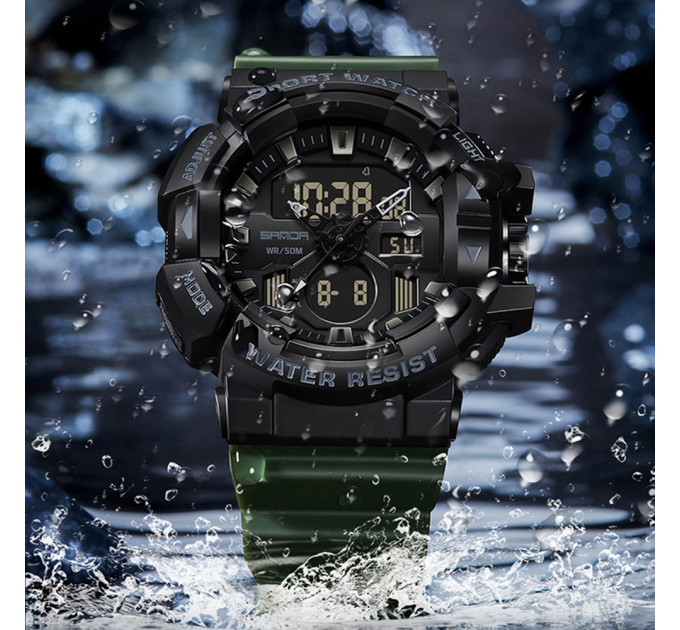 Sanda 3129 Black-Green