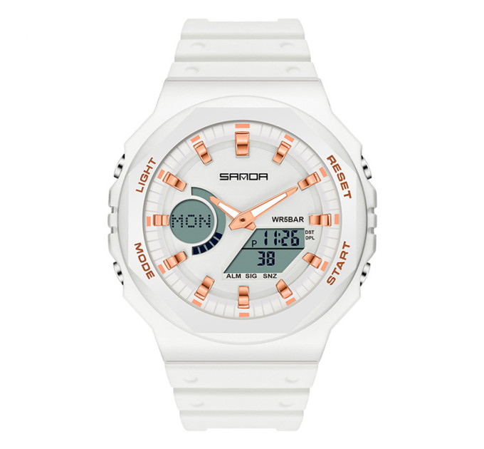 Sanda 6016 White-Rose Gold