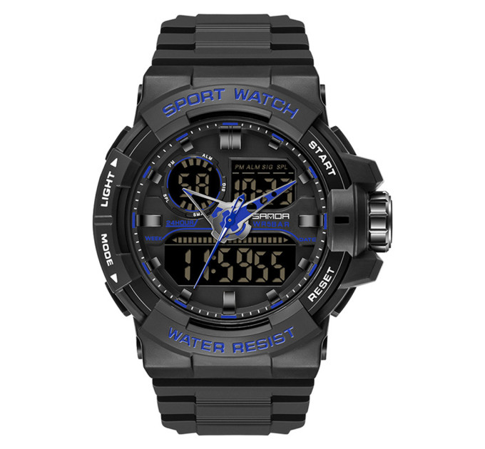 Sanda 6025 Black-Blue