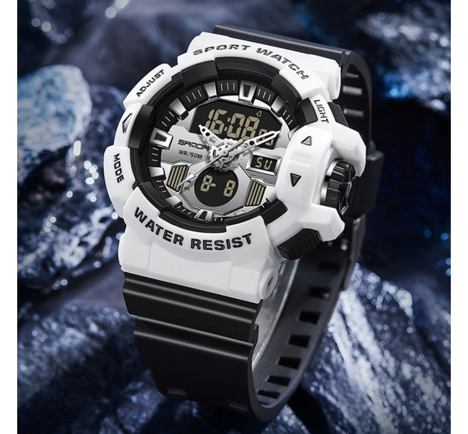 Sanda 3129 White-Black