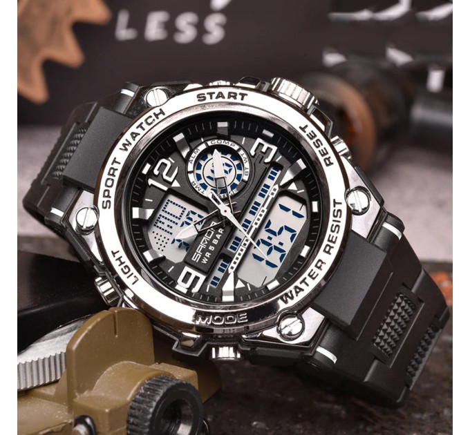 Sanda 6024 Black-Silver