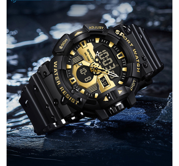 Sanda 3129 Black-Gold