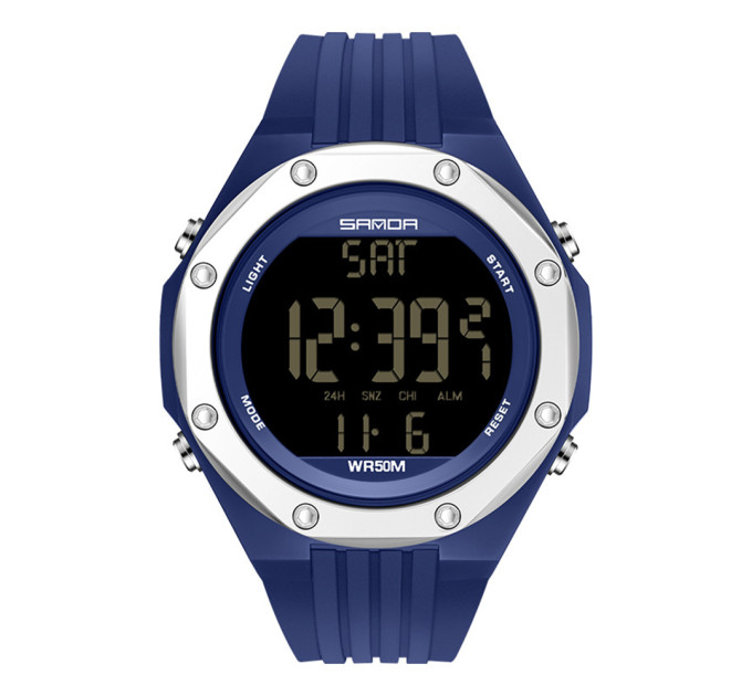 Sanda 6093 Blue-Silver