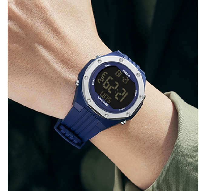 Sanda 6093 Blue-Silver