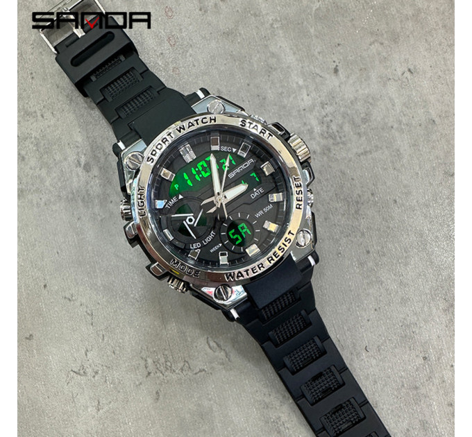 Sanda 3311 Black-Silver