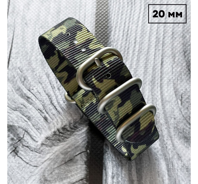 Ремешок Nato Camo A Tacs 20 мм
