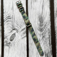 Ремешок Nato Camo Woodland 20 мм