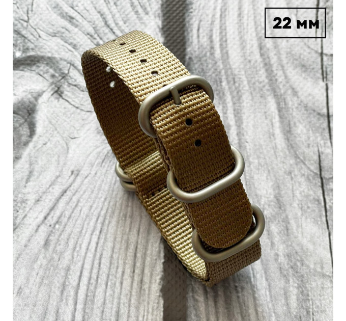 Ремешок Nato Khaki 22 мм