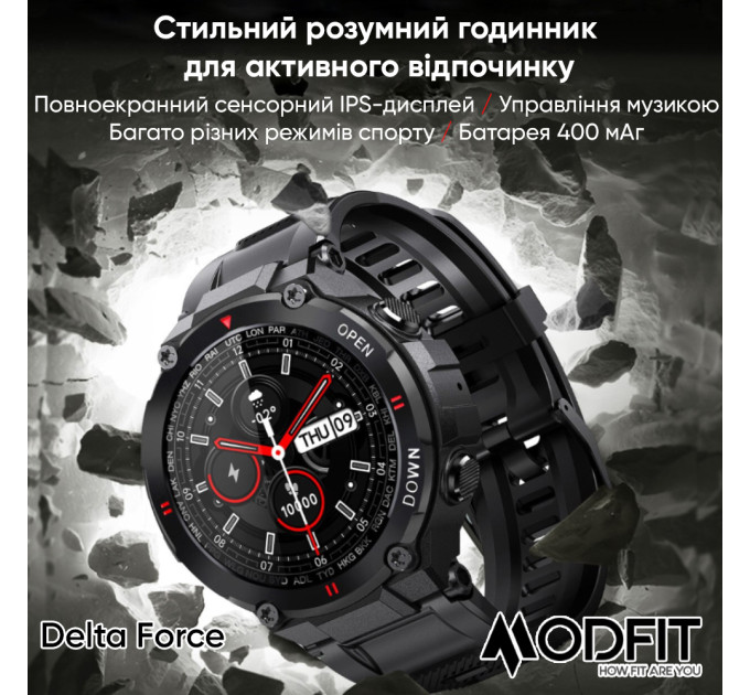 Modfit Delta Force All Black 36 мм.