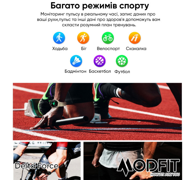 Modfit Delta Force All Black 36 мм.