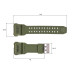 Ремінець для годинника Skmei 1968AG Army Green