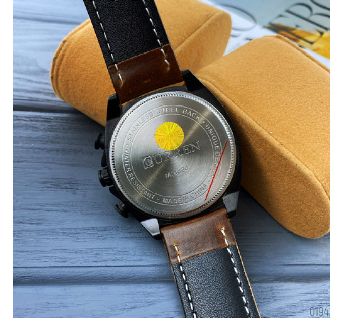 Curren 8324 Black-Brown