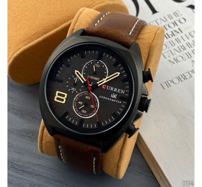 Curren 8324 Black-Brown