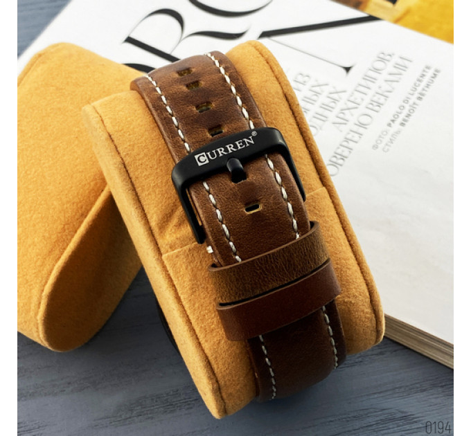 Curren 8324 Black-Brown