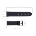 Ремінець для годинника Skmei 1469BK Black