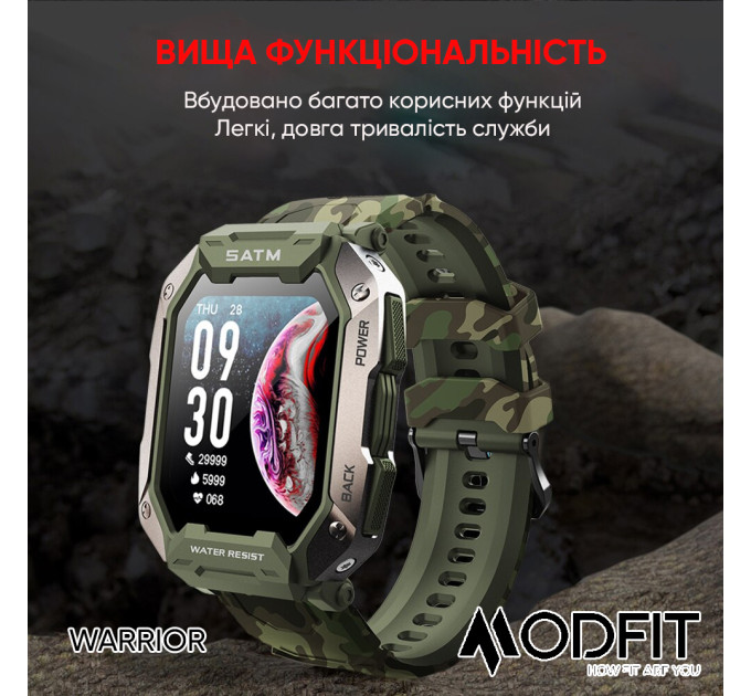 Modfit Warrior Army Green  Camo Band
