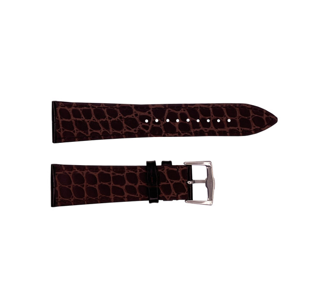 Шкіряний ремінець Premium 24х22 мм. Brown
