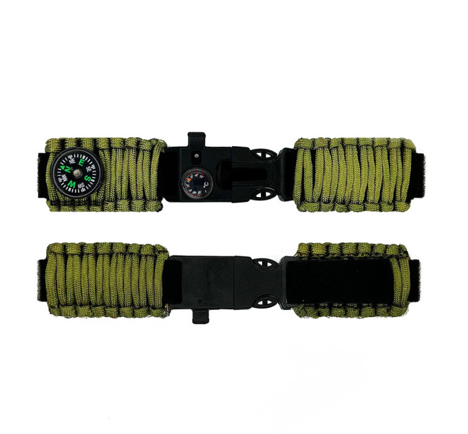 Ремінець паракордовий багатофункціональний Army Green New
