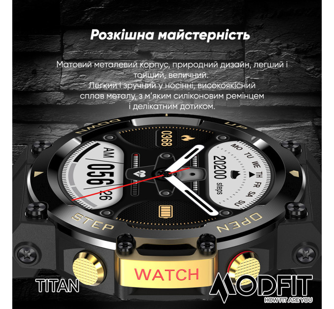 Modfit Titan All Black 36 мм.