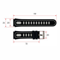 Ремінець для смарт годинника DF91 Black