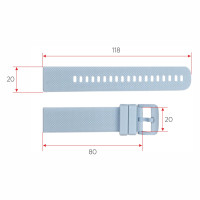 Ремінець для смарт годинника K26H Blue