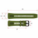 Ремінець для смарт годинника Modfit Titan Army Green