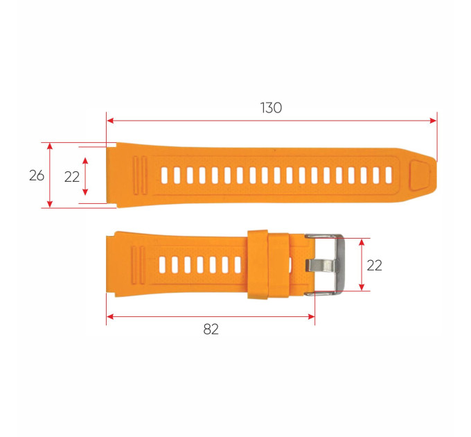 Ремінець для смарт годинника  Modfit Combat Orange