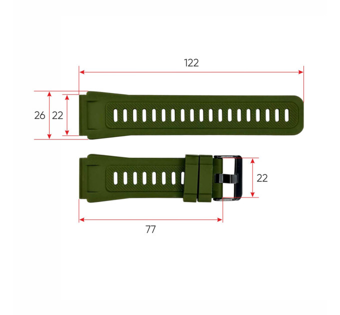 Ремешок для смарт часов Modfit Ranger Army Green