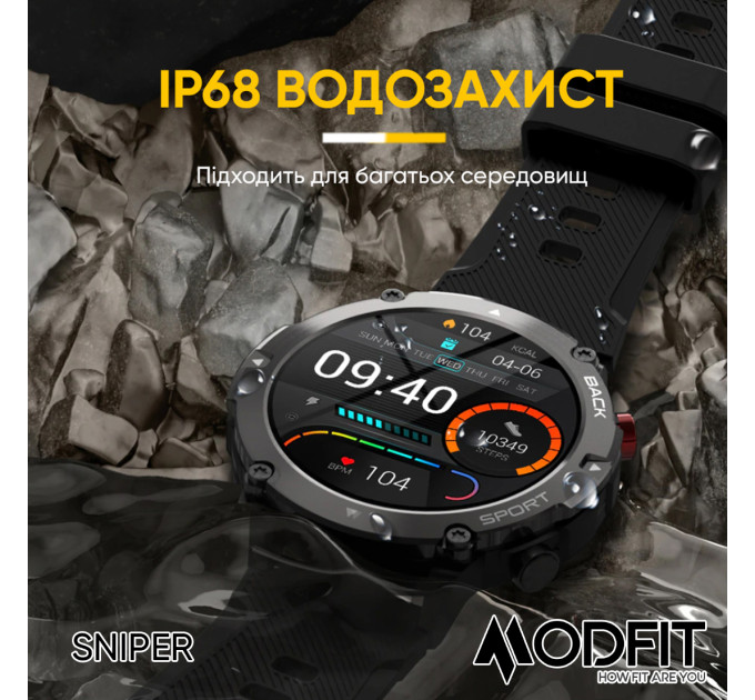 Modfit Sniper Black-Silver 36 мм.