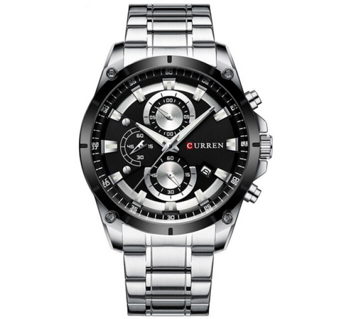 Curren 8360 Silver-Black