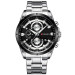Curren 8360 Silver-Black