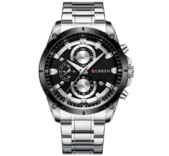 Curren 8360 Silver-Black