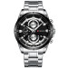 Curren 8360 Silver-Black