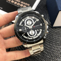 Curren 8360 Silver-Black