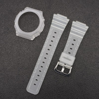 Ремінець + безель (рант) для Casio G-Shock GA-2100 Transl SI